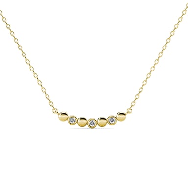 Colgantes Evelyne - Oro y Cristal