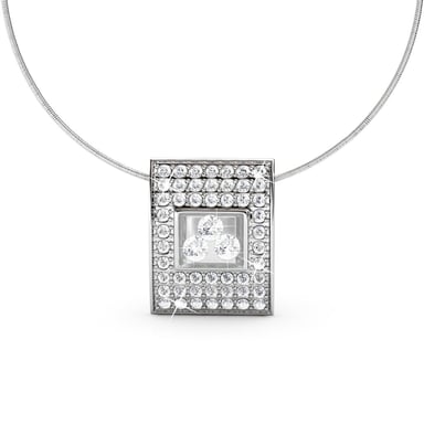 Colgantes Lush - Plata y Cristal