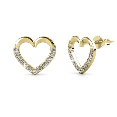 Pendientes Lovett - Oro y Cristal