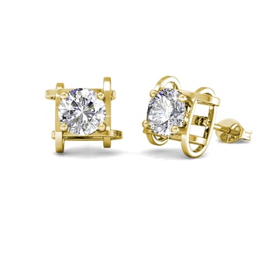 Pendientes Roxy - Oro y Cristal