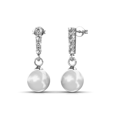 Pendientes Mercurio - Plata y Cristal