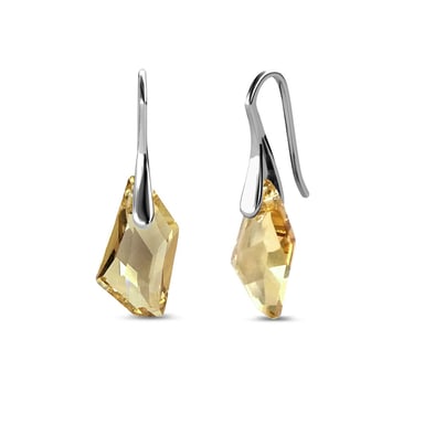 Pendientes Caballero de Plata - Plata y Ámbar
