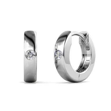 Anillos Pendientes - Plata y Cristal