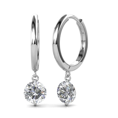 Pendientes Grace - Plata y Cristal
