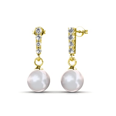 Pendientes Mercurio - Oro y Cristal