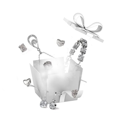 13 joyas y 11 cuentas sorpresa para un calendario de adviento casero: plata y cristal