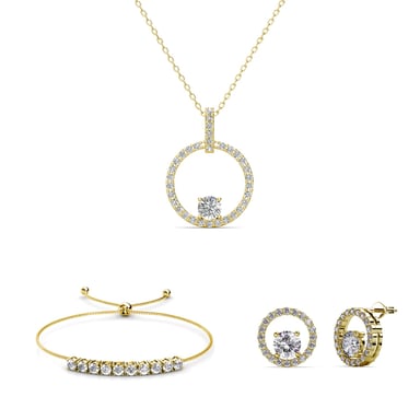 Conjuntos Mia Amory - Oro y Cristal