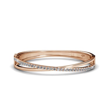 Pulseras Criss - Oro rosa y cristal