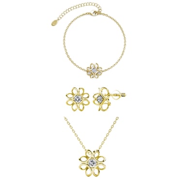 Arreglos de narcisos - Oro y cristal