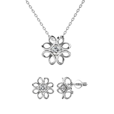 Arreglos de narcisos - Plata y cristal