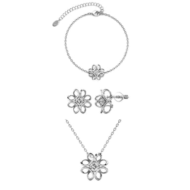 Arreglos de narcisos - Plata y cristal