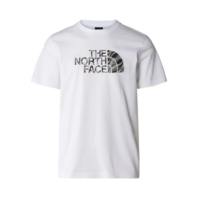Camiseta de Manga Corta Fácil para Hombre The North Face TNF Blanca/Beta Flash