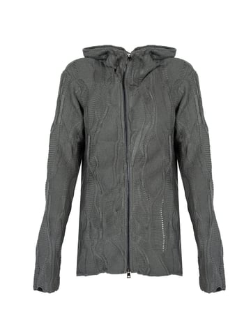 La Haine Inside Us Suéter Full Zip del hombre Gris
