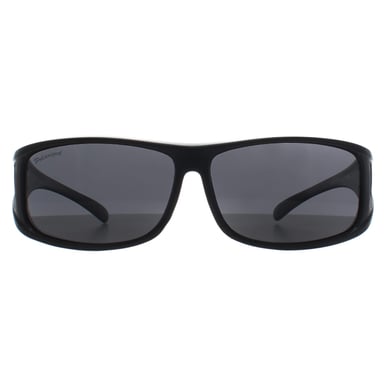 Gafas de sol Montana Rectangle Unisex Negro Mate Smoke Polarizadas FO5 Fit Over Glasses