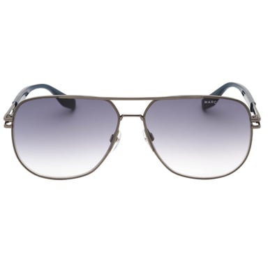 Marc Jacobs gafas de sol plateadas con brazos azules