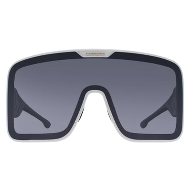 Carrera Shield Unisex Blanco Plata Espejo Flaglab 15