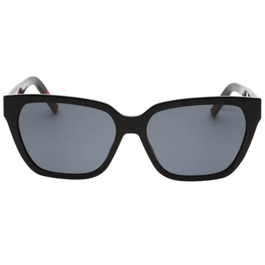 Hugo Boss gafas de sol negras con lentes grises