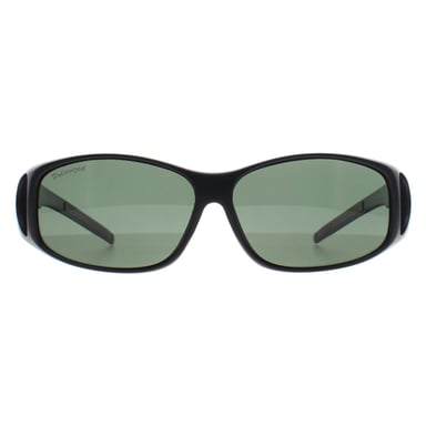 Gafas de sol Montana Rectangle Unisex Negro Mate G15 Polarizadas MFO1 Fit Over Glasses