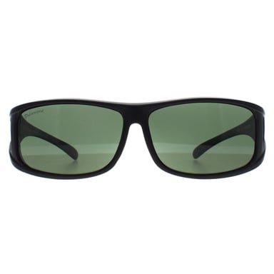 Gafas de sol Montana Rectangle Unisex Negro Mate G15 Polarizadas FO5 Fit Over Glasses