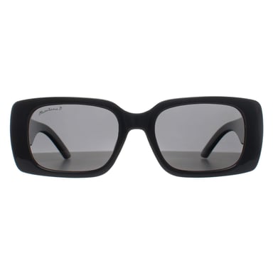 Montana Rectangle Womens Negro brillante ahumado polarizado MP194