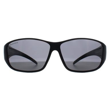 Gafas de sol Montana Rectangle Unisex Negro Mate Humo Polarizadas FO4 Fit Over Glasses
