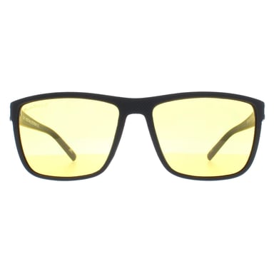 Gafas de sol Montana Rectangle Unisex Black Yellow Polarized MP198 Night Driving