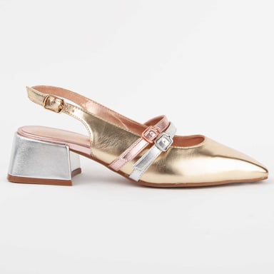Montevita Zapato De Tacón Carola2 Dorado