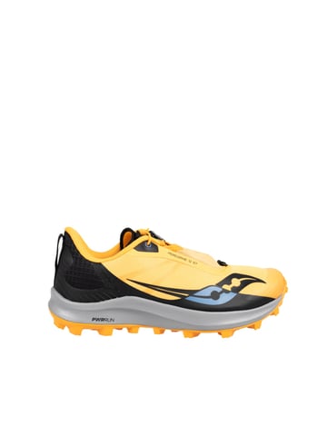 Saucony Zapatos para correr Peregrine 12 ST de mujer negro, amarillo