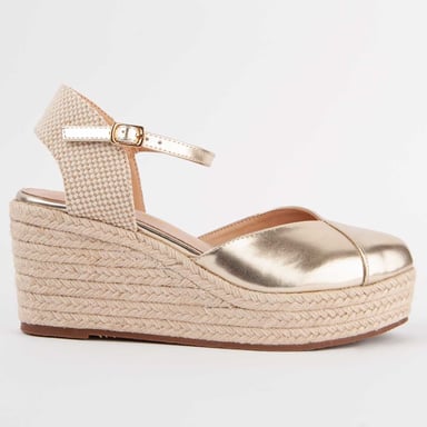 Montevita Alpargata De Cuña Balenci3 Dorado