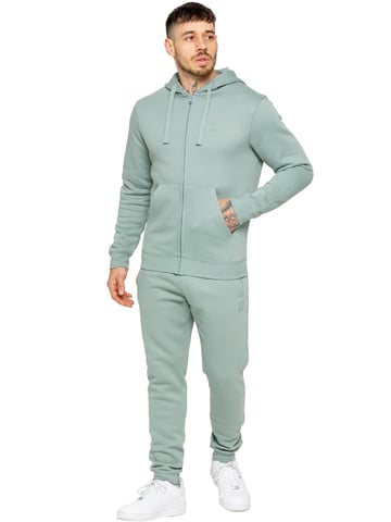 Enzo | Conjunto de chándal con sudadera con capucha con cremallera para hombre