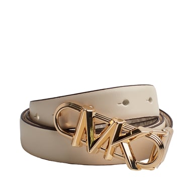 Cinturón Fino Reversible de Piel 558879 para Mujer