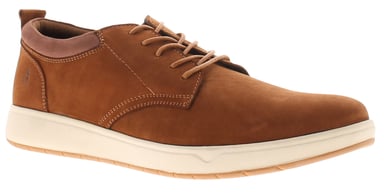 Hush Puppies Mens Lace Up Shoes Bowen Nubuck Leather Tan