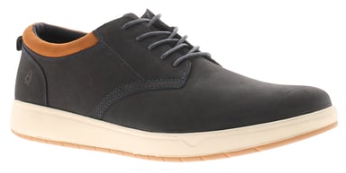 Hush Puppies Mens Lace Up Shoes Bowen Nubuck Leather Navy