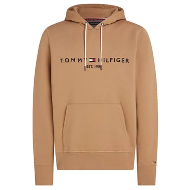 Tommy Hilfiger Logo Hoodie Marron