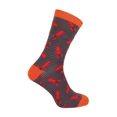 1 paquete de calcetines de bambú con estampado de animales para hombre