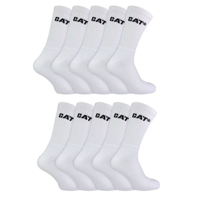 10 Pares de Calcetines de Algodón Duraderos Unisex Performance Work