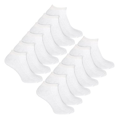 Lote de 12 calcetines de entrenamiento 100% algodón para mujer
