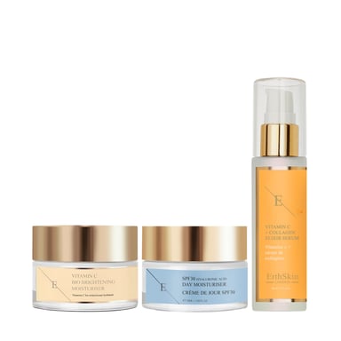 SÉRUM ELIXIR VITAMINA C + COLÁGENO 60ML + Crema Hidratante Biobrillante Vitamina C 50ml+SPF 30 Crema de Día Ácido Hialurónico 50ml