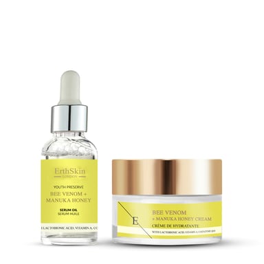 Crema de Veneno de Abeja + Miel de Manuka 50ml + Aceite Suero de Veneno de Abeja + Miel de Manuka 30ml