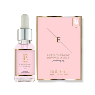 Rose Blossom Glow Aceite Facial 30ml + Rose Blossom Glow Hydro-Gel Contorno de Ojos 5 X 2