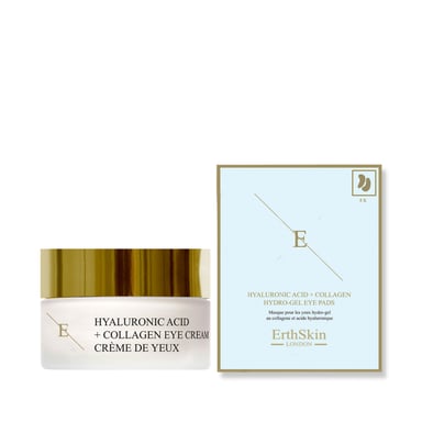 Ácido Hialurónico + Colágeno Pro Age Contorno de Ojos 30ml + Ácido Hialurónico + Colágeno Hidrogel Contorno de Ojos 5 X 2