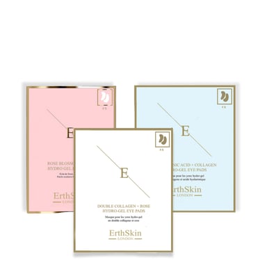 Contorno de Ojos Hidrogel Flor de Rosa 5 X 2 + Contorno de Ojos Hidrogel Doble Colágeno + Rosa 5 X 2 + Contorno de Ojos Hidrogel Ácido Hialurónico + Colágeno 5 X 2