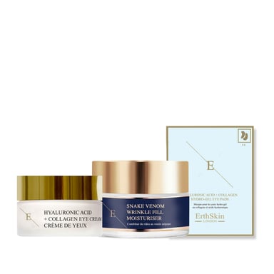 Ácido Hialurónico + Colágeno Pro Age Contorno de Ojos 30ml + Relleno Antiarrugas Hidratante Veneno de Serpiente 50ml
+Ácido Hialurónico + Colágeno Hidrogel Contorno de Ojos 5 X 2