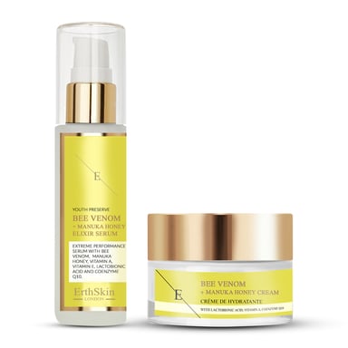 Crema Veneno de Abeja + Miel de Manuka 50ml + Suero Elixir Veneno de Abeja + Miel de Manuka 60ml