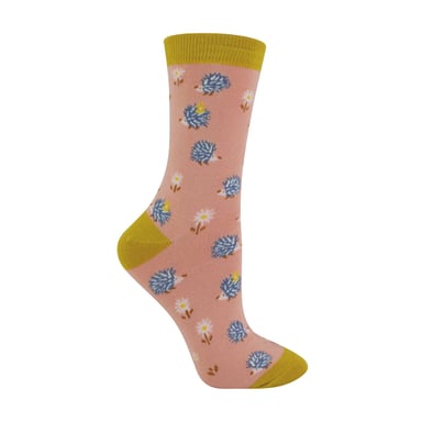 1 paquete de calcetines de bambú con estampado de animales para mujer
