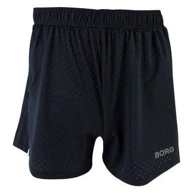 Pantalones cortos deportivos perforados transpirables y ligeros para hombre