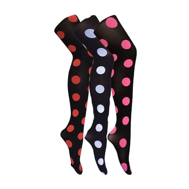 3 Pair Multipack Ladies 80 Denier Tights | Mallas Suaves Estampadas