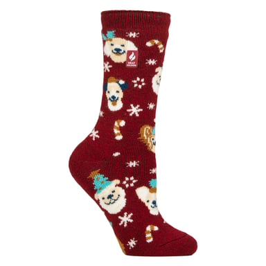 Calcetines térmicos con motivos navideños Lite para mujer