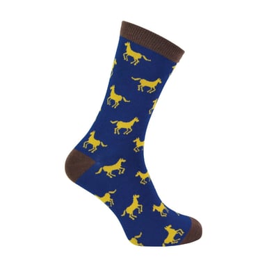 1 paquete de calcetines de bambú con estampado de animales para hombre