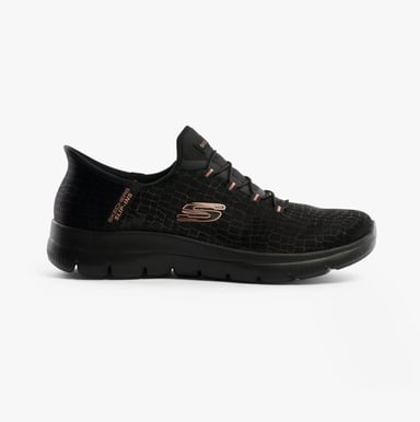 150128/BKGD SUMMITS-CLASE NOCHE Zapatillas de Mujer Negro/Dorado